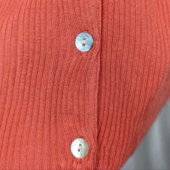 Pierre Cardin Vintage Ribbed Cardigan Sz L - Picture 7 of 12